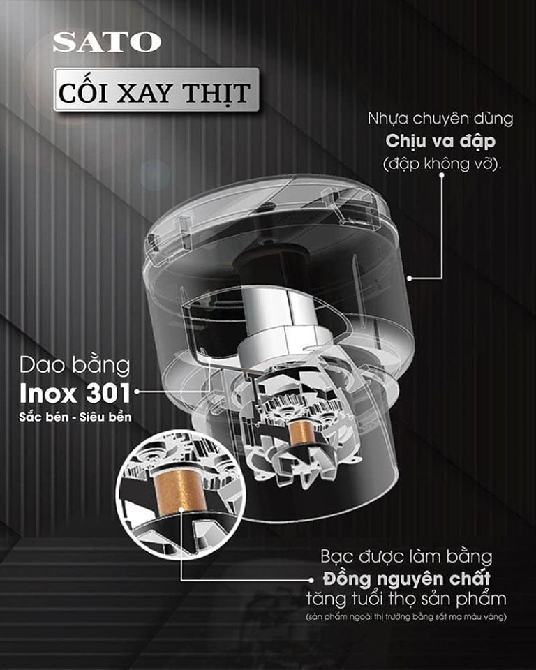 Máy xay sinh tố SATO MX5301B