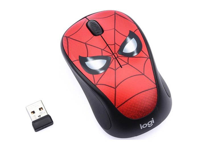 Chuột không dây Logitech M238 Marvel Collection - Hàng Chính Hãng