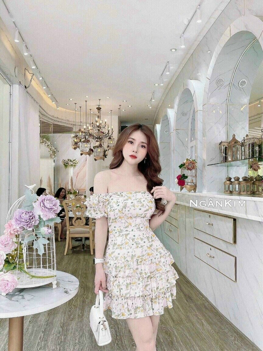 Đầm hoa nhí 💫 size S,M,L 40-55kg