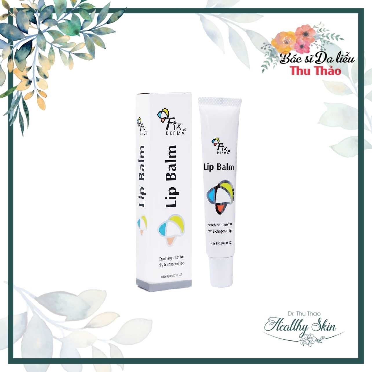 [HCM][15mL] SON DƯỠNG MÔI FIXDERMA LIP BALM