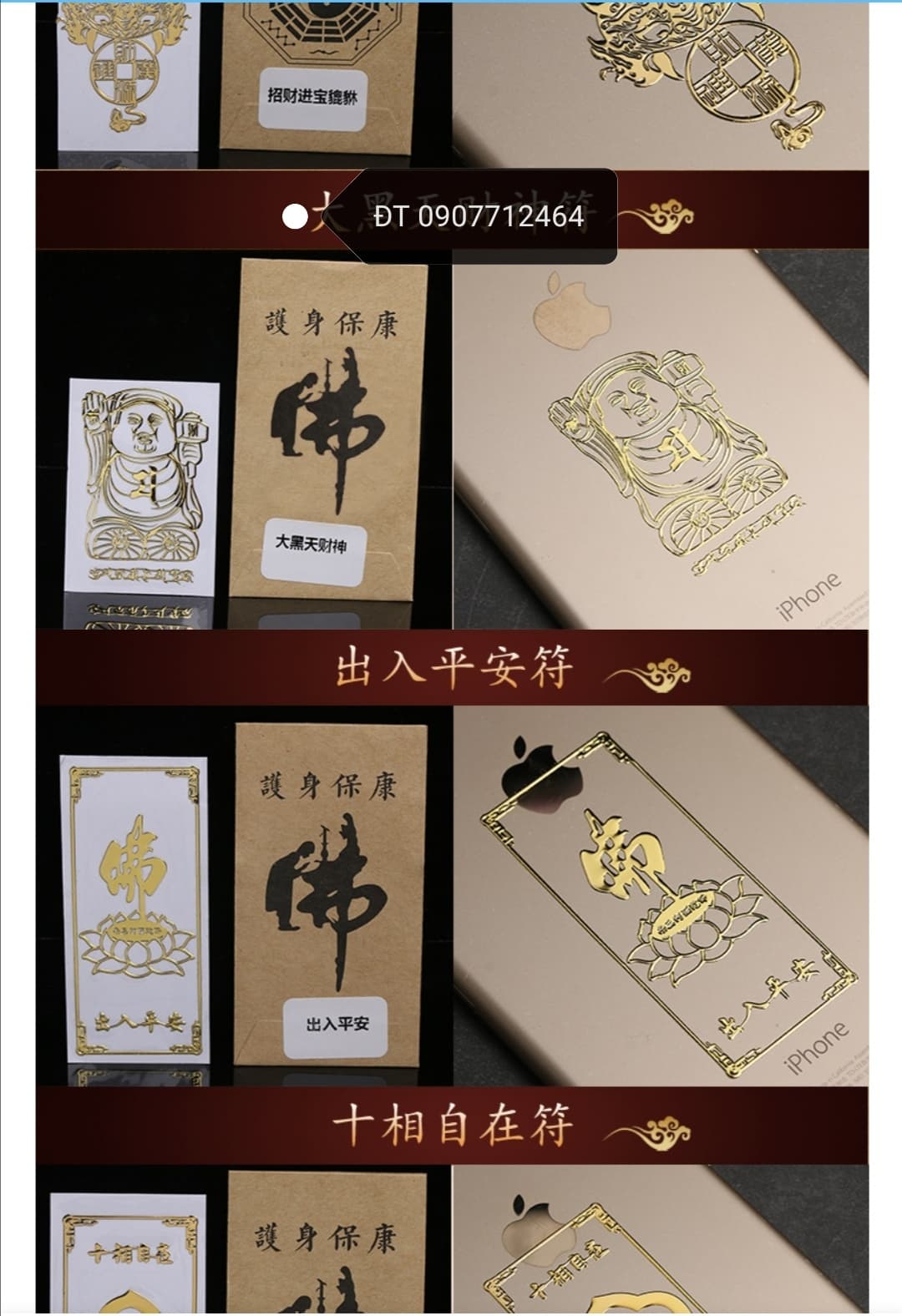 [HCM]12 con giáp vàng cao cấp sticker dán điện thoại