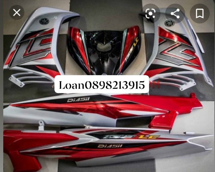 Dàn áo exciter 135 tem LC các màu lựa chọn , hàng zin mới chính hãng Yamaha