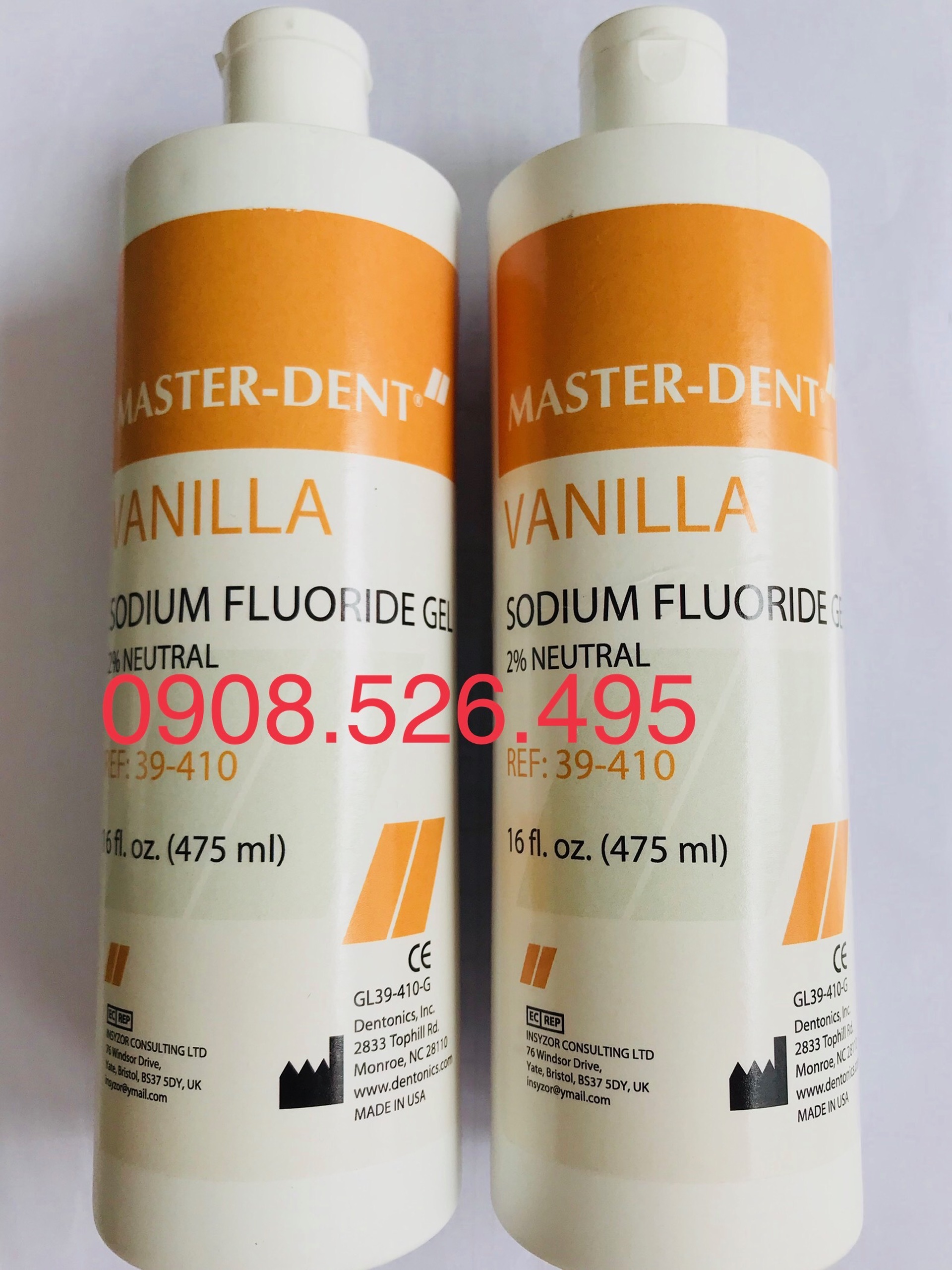 [HCM]Chăm sóc răng miệng Gel Flour 475ml hương vani