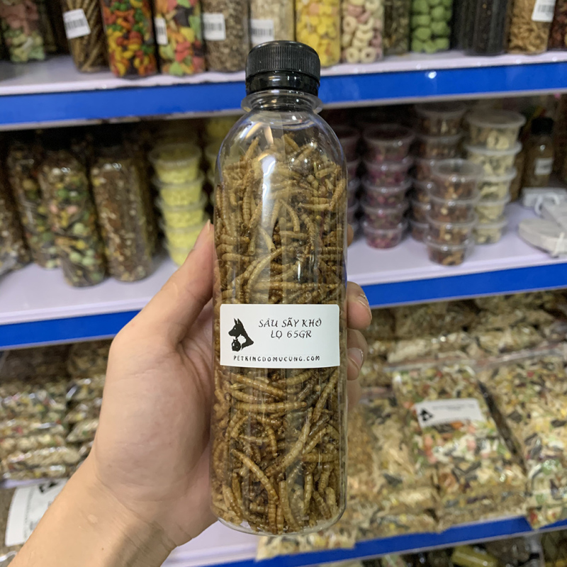 Sâu sấy khô lọ 330ml