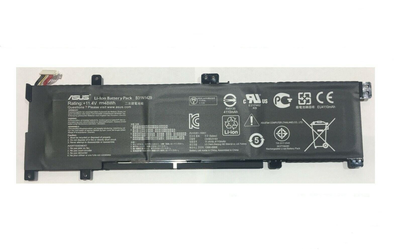 Pin Laptop Asus K501-K501U- A501L- K501LB- K501LX- B31N1429- ZIN