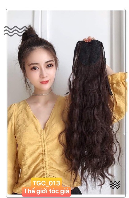 [HCM]TÓC GIẢ CỘT XOĂN SÓNG NƯỚC C013