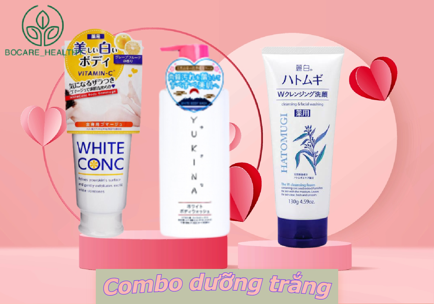 Combo dưỡng trắng da yukina