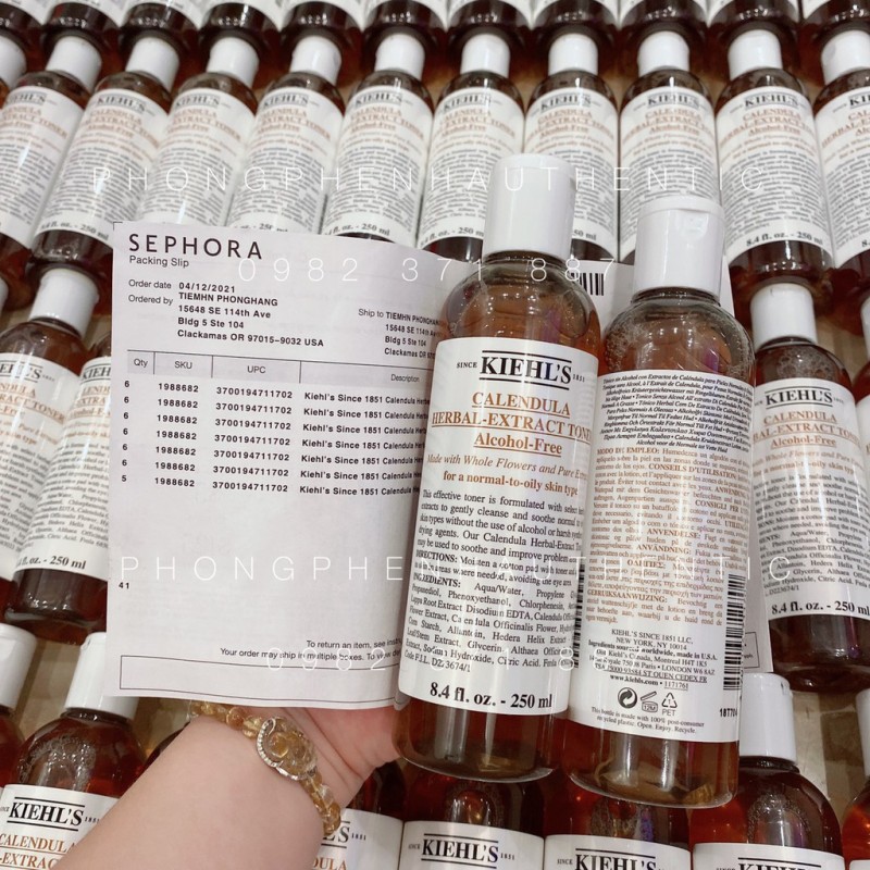 Nước hoa hồng KIEHLS Calendula Herbal Extract Alcohol-Free Toner nhập khẩu
