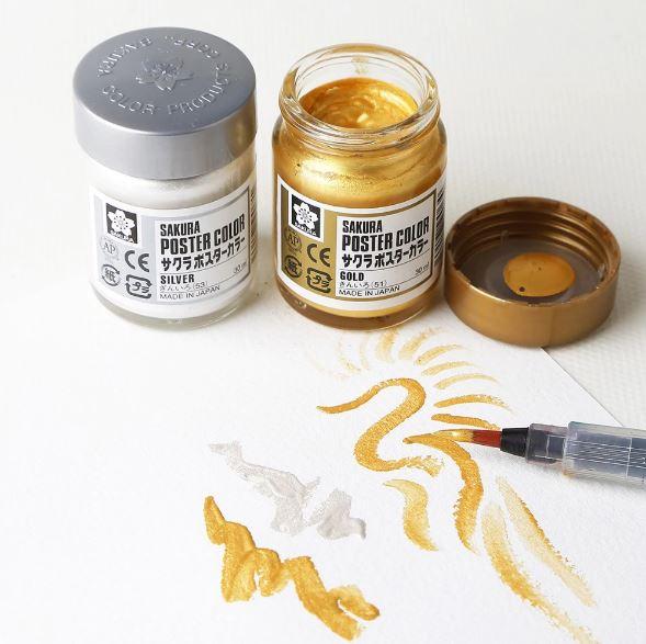 Màu bột poster color Sakura, 30ml