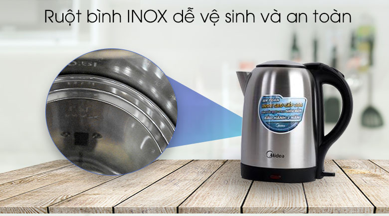 Bình siêu tốc Midea 1.7 lít MK-17SS