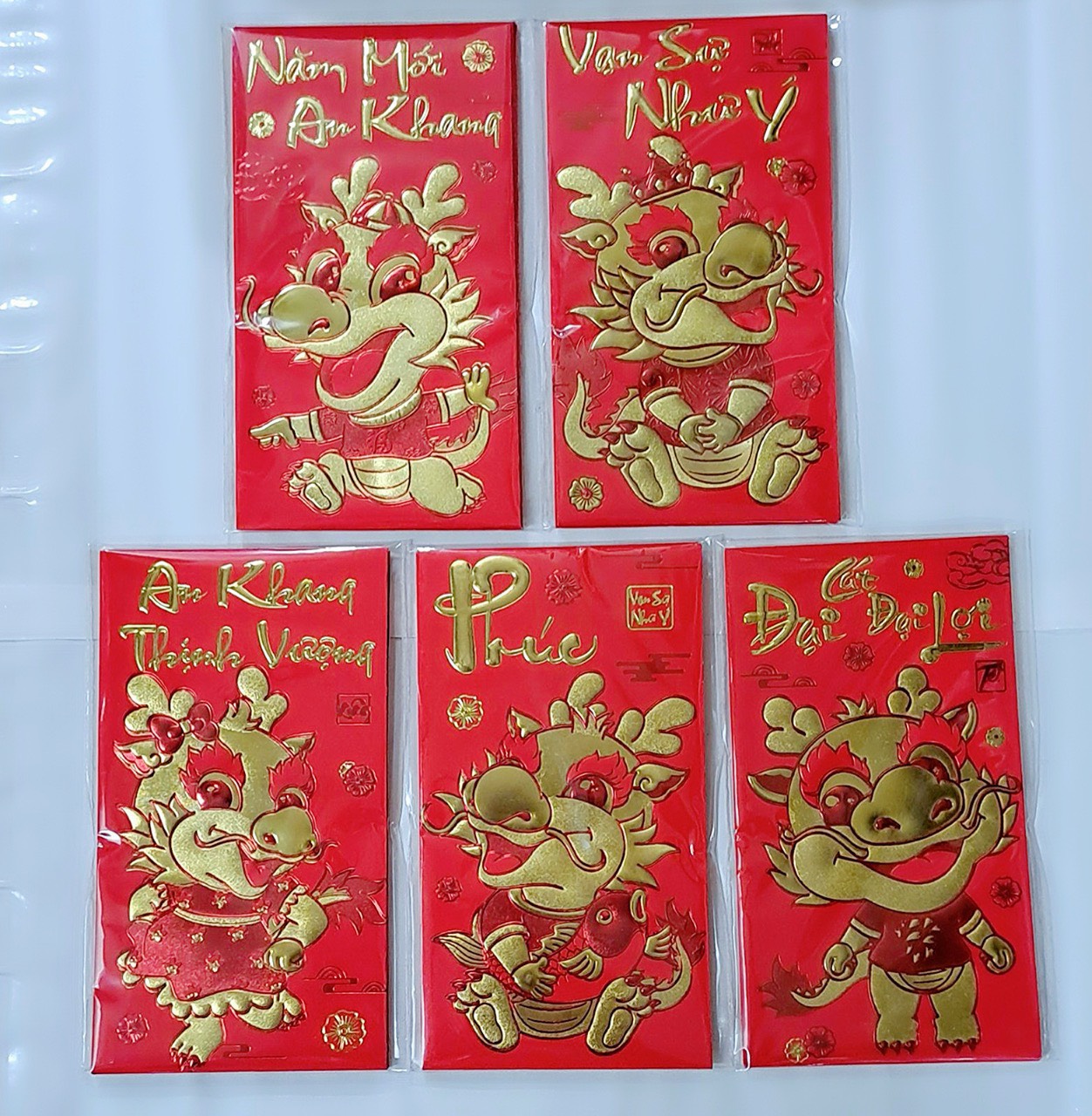 Bao lì xì (6 cái/ 1 xấp)