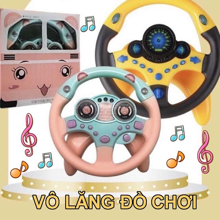 Vô lăng ô tô đồ chơi cho bé