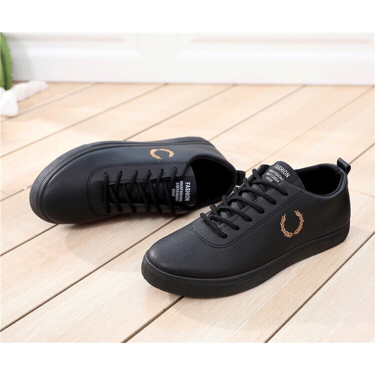 Giày thể thao nam - giày snakers thêu logo Bông Lúa