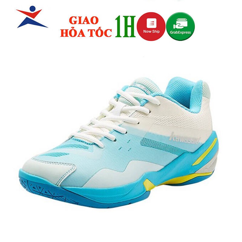 Giày cầu lông kawasaki k366 dành cho cả nam và nữ đế kếp, chống lật cổ chân