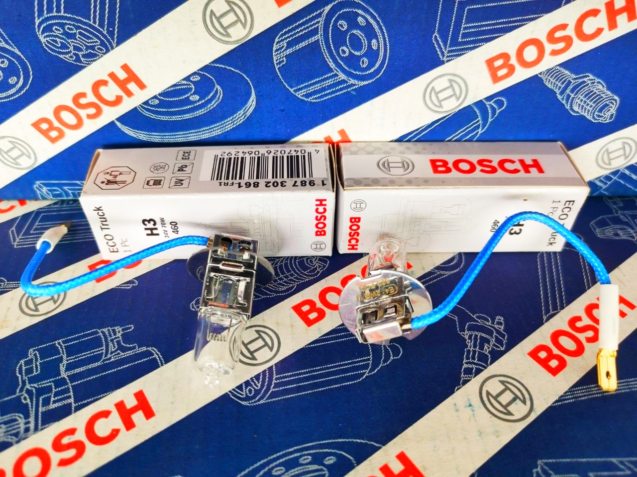 Bóng Đèn Xe Tải Bosch H3 24V 70W (Hộp 1 Bóng)