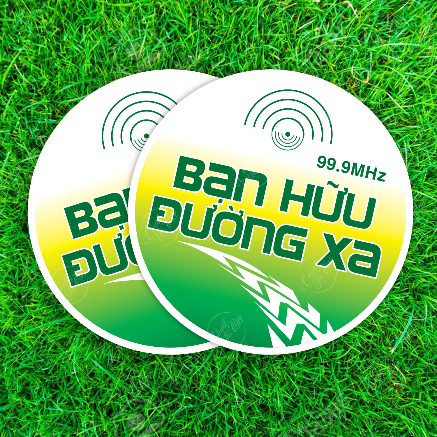 Logo Bạn Hữu Đường Xa đủ kích thước chất liệu decal chống nước