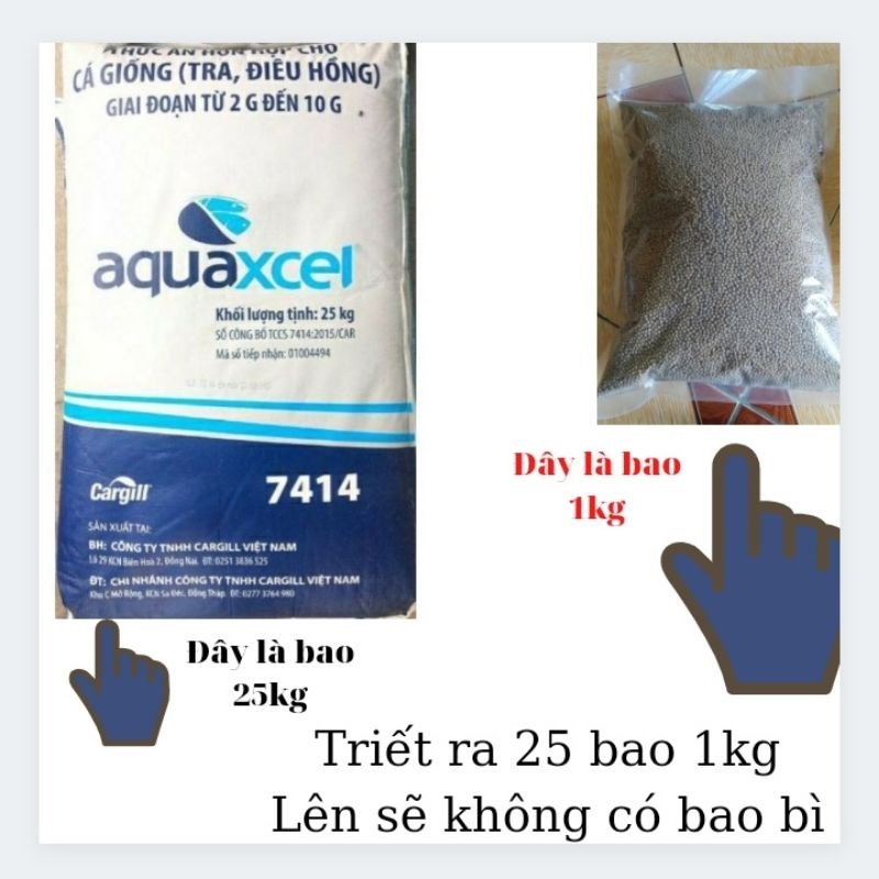 Cám cá Cargil Aquaxcel cám dùng cho cá vàng cá Koi cá cảnh
