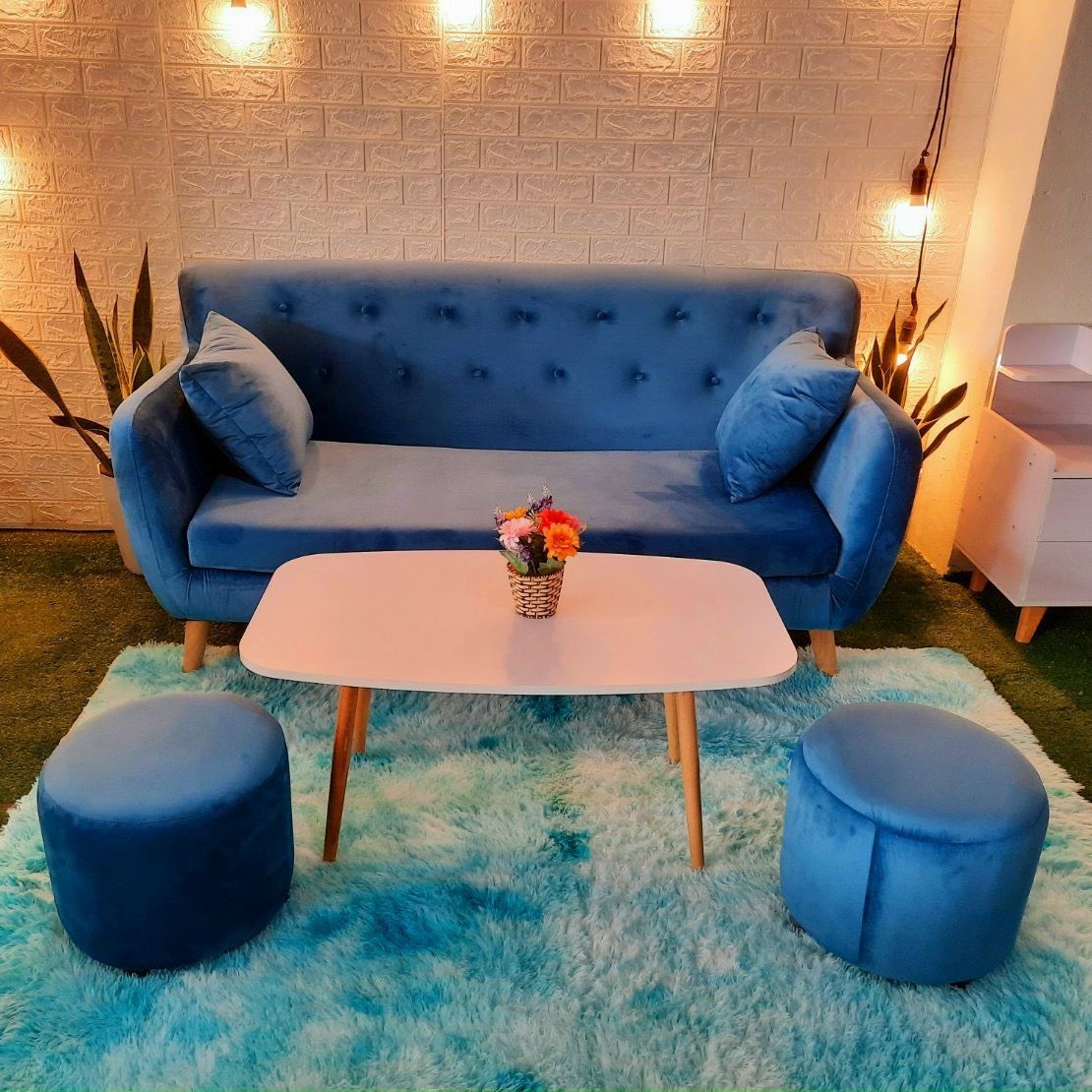 Sofa băng nhỏ gọn cho phòng khách 1m7
