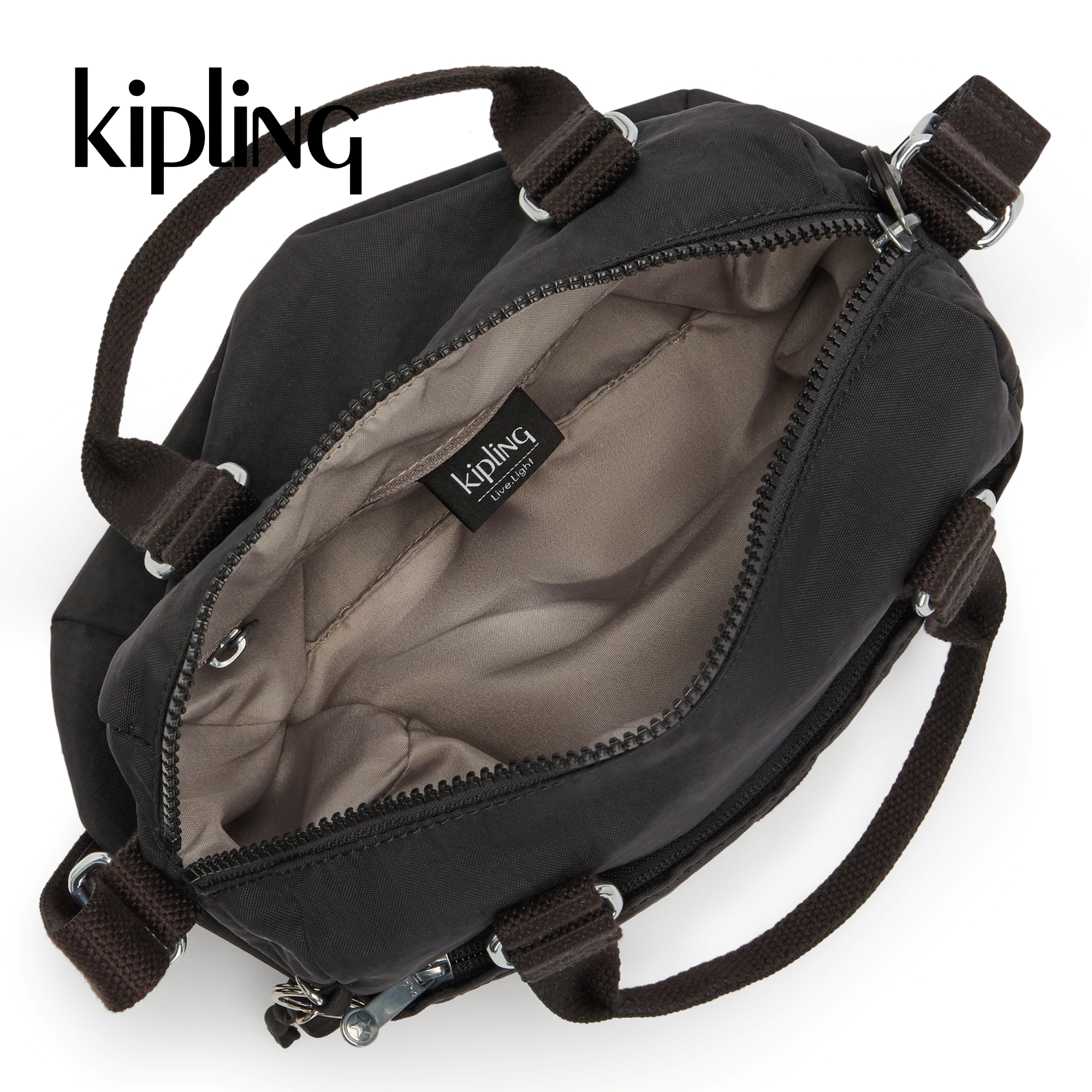 Kipling Túi Đeo Chéo Nữ FOLKI MINI - Black Noir - HUKI3875