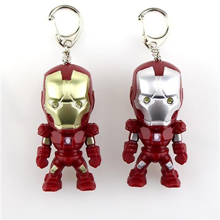 Móc khóa ironman - đỏ / xanh / đen