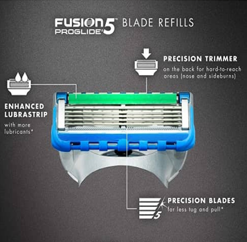 Lưỡi dao cạo râu Gillette Fusion5 Proglide (Vỉ 02 lưỡi)