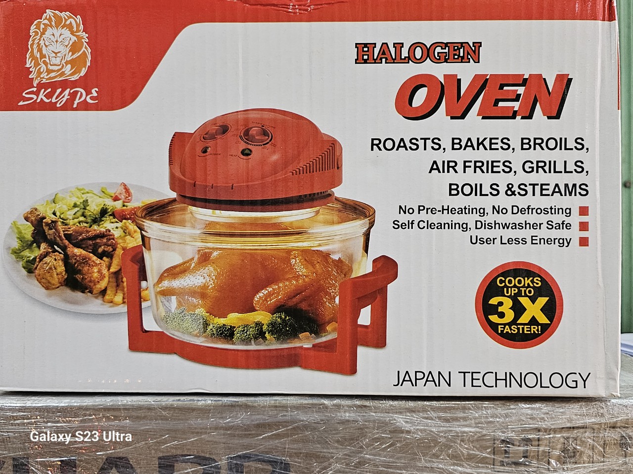Lò nướng thùy tinh Halogen Oven