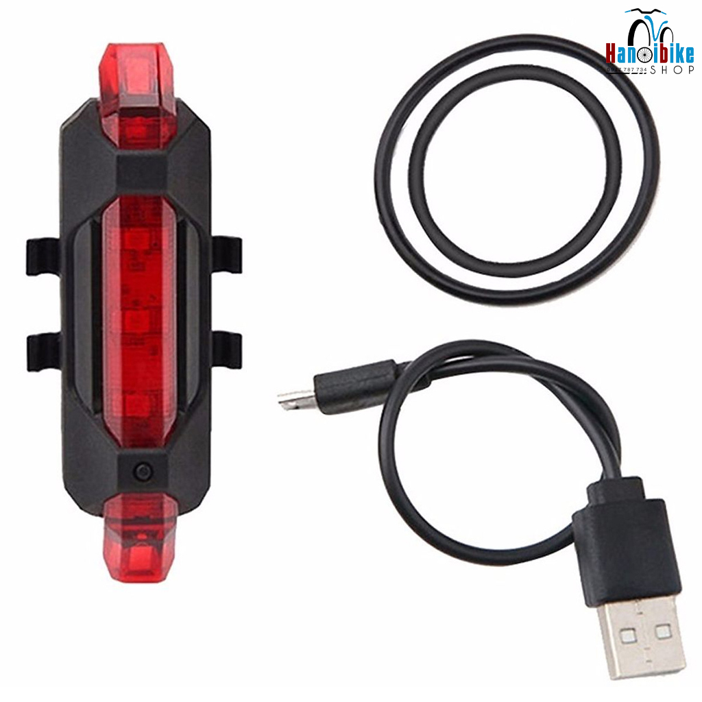 Đèn hậu xe đạp aqy 093 rapidx sạc usb an toàn ban đêm