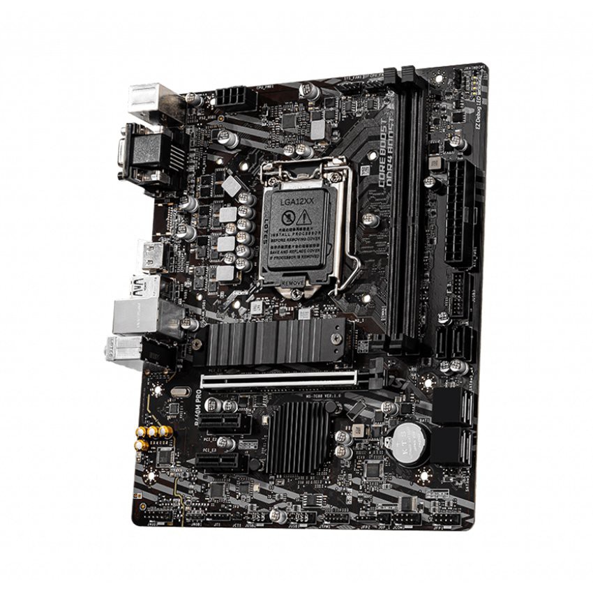 Mainboard MSI B460M PRO (Intel B460 Socket 1200 m-ATX 2 khe RAM DDR4)