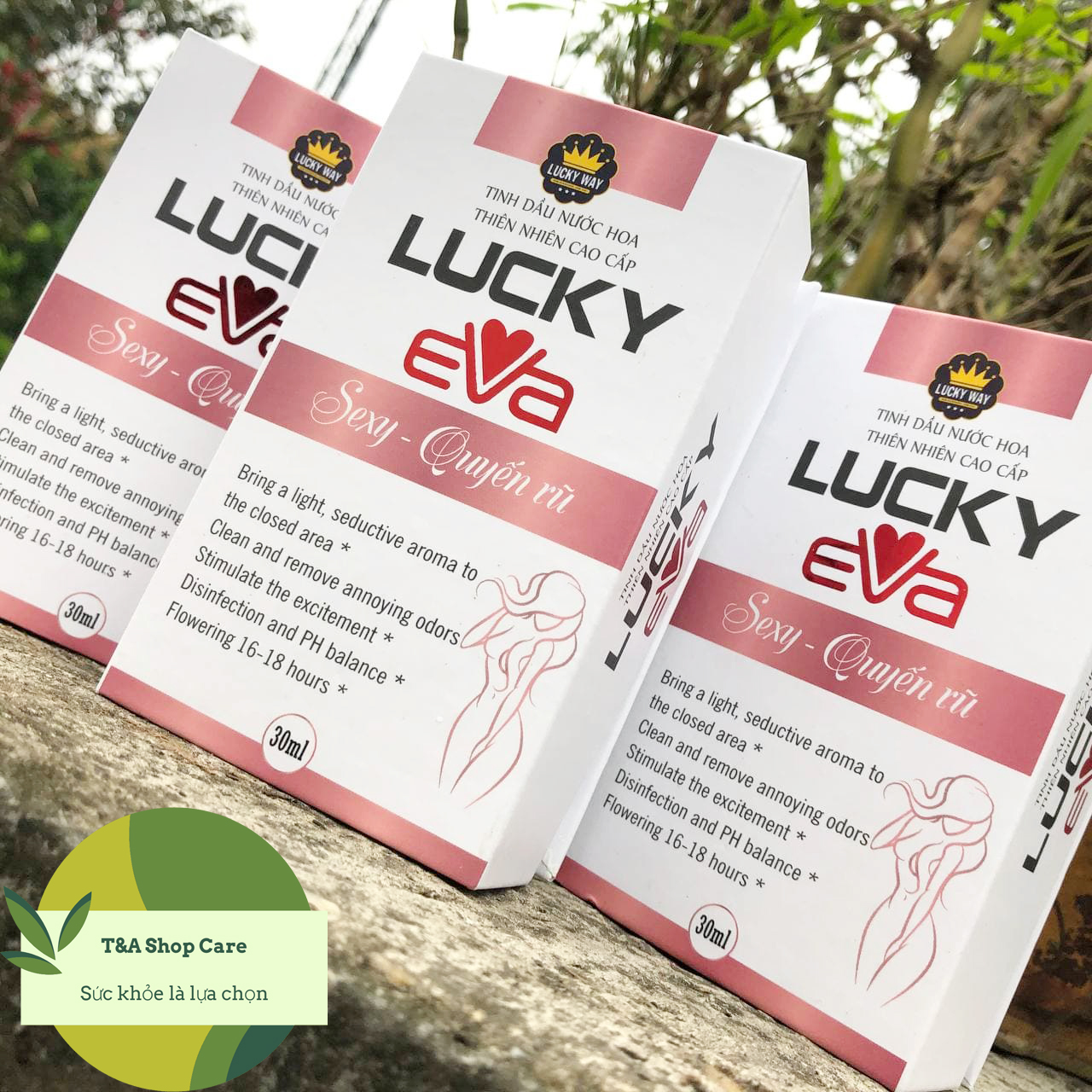 Nước hoa vùng kín Lucky Eva chai 30ml