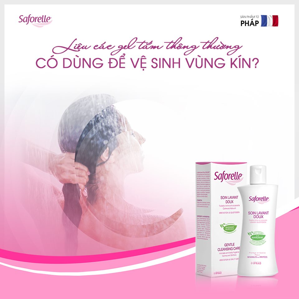 Dung Dịch Vệ Sinh Vùng Kín SAFORELLE Gentle Cleansing Care (250ml)