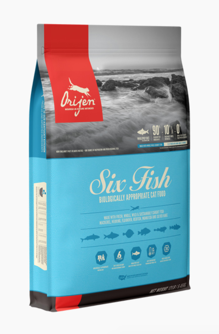[Bao nguyên seal] Thức ăn mèo ORIJEN SIX FISH (Grain free)