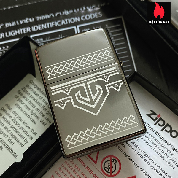 Zippo 49302 - Zippo Odin Design Black Ice®