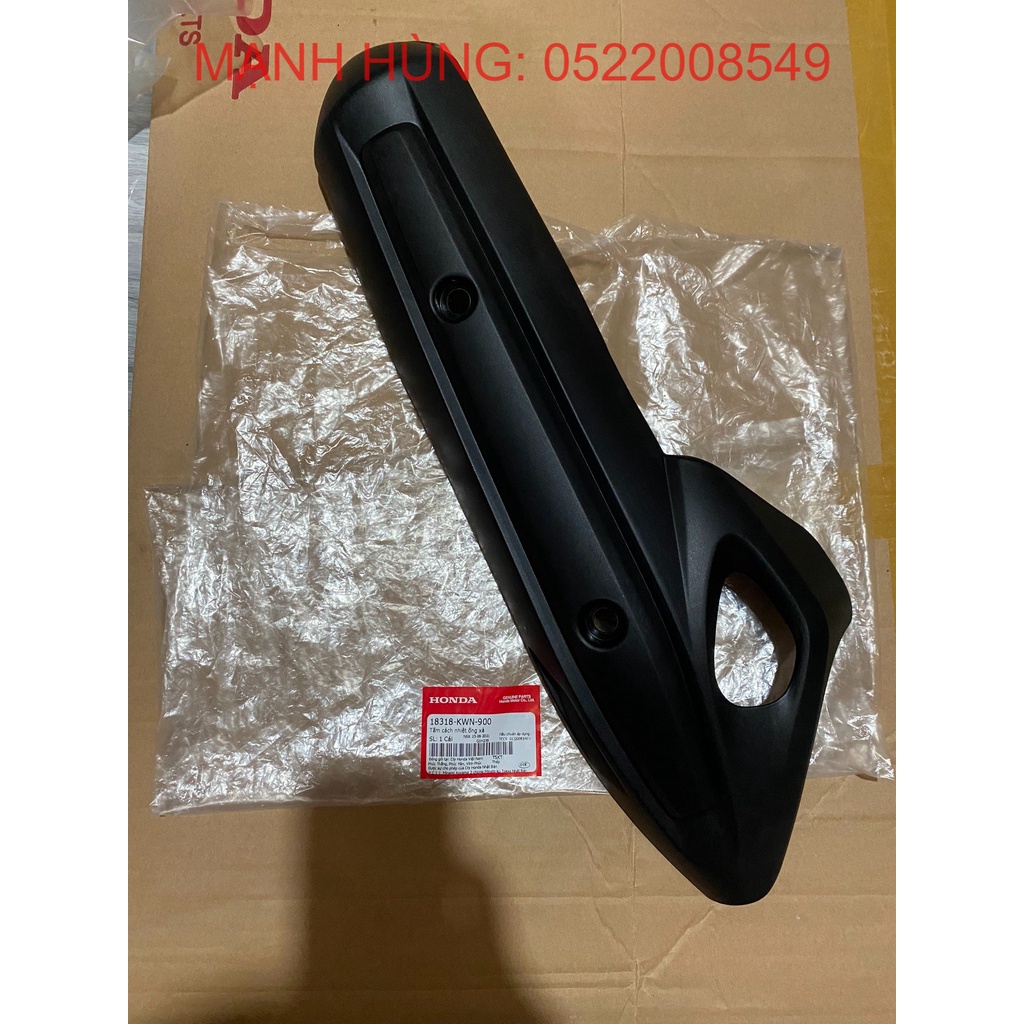 Ốp bô, tấm cách nhiệt ống xả pcx 2010-2012