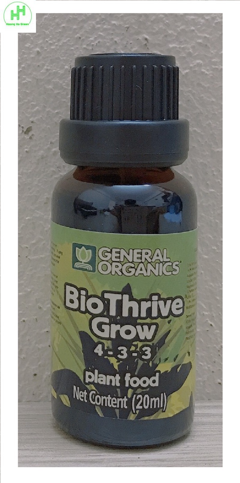 Bio Thrive Grow 4-3-3, Thể Tích: 20ml cho vi khuẩn sống hòa hợp với cây, cung cấp dinh dưỡng thiết yếu tạo ra sự phát triển dinh dưỡng ra hoa đậu quả.