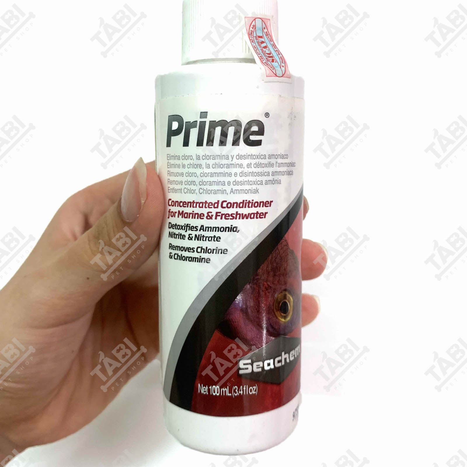 100ML Dung Dịch Khử Độc Seachem PRIME Cho Hồ Cá Cảnh