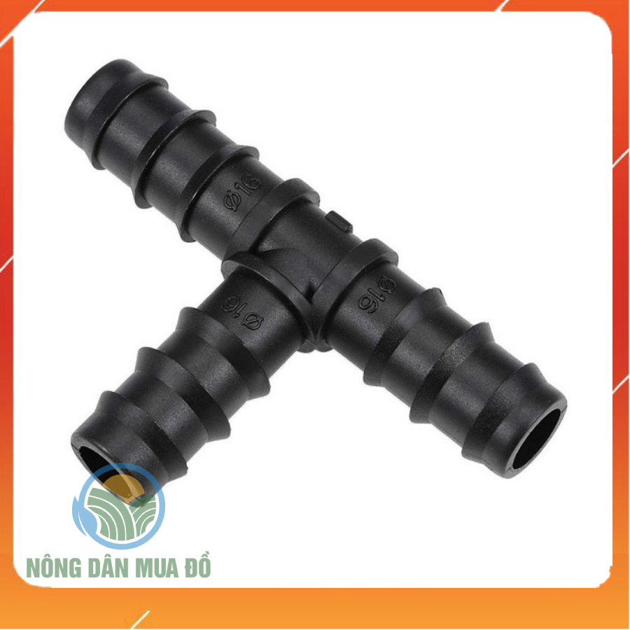 Khớp T Nối Ống PE 16mm - Combo 20