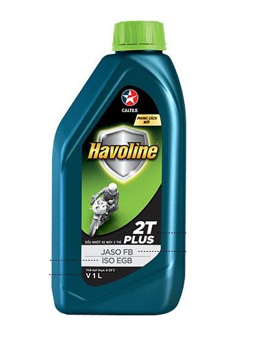 Caltex havoline plus 2t 1l nhớt xe 2 thì