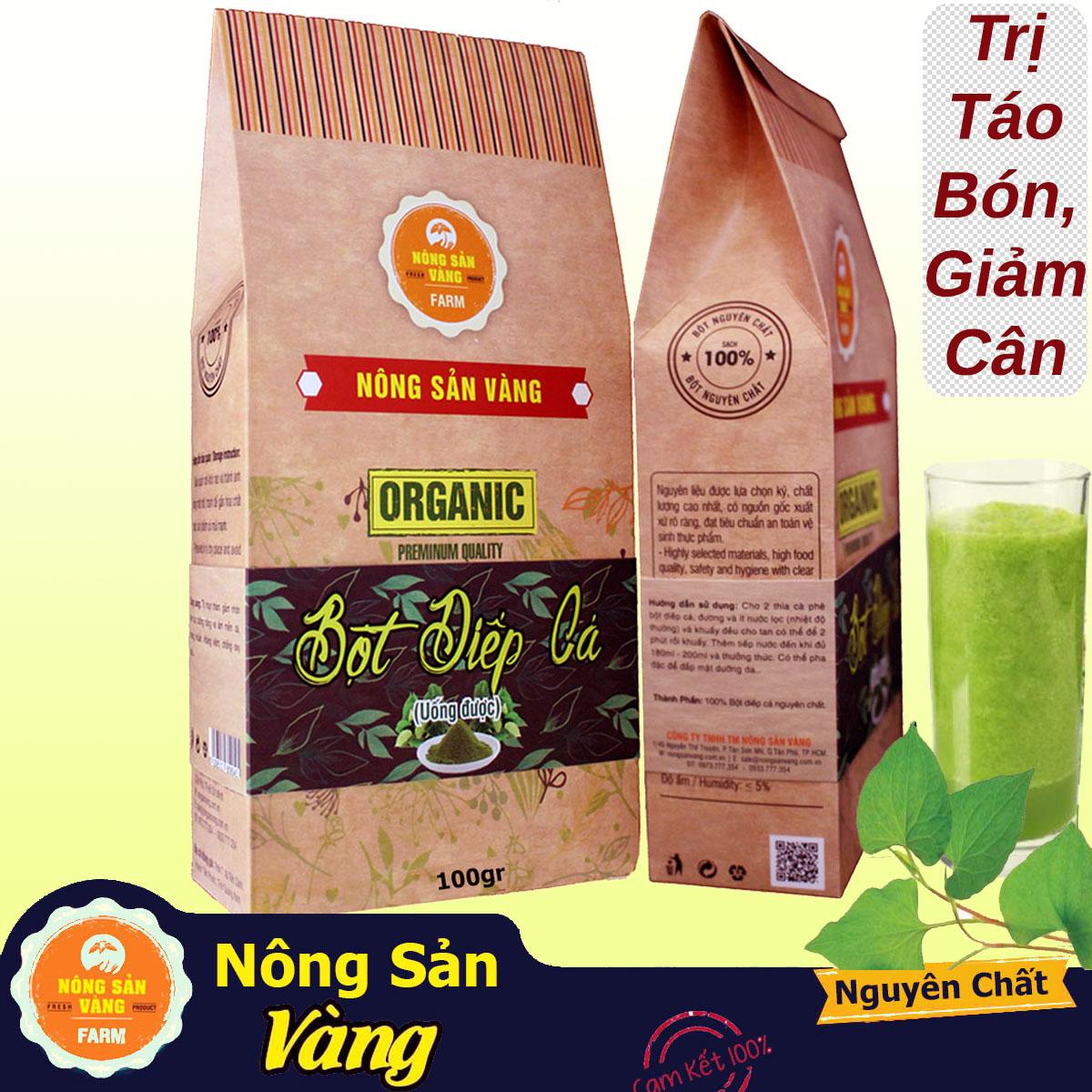 [HCM]Bột Diếp Cá (Uống) Nguyên Chất 100Gr - Nông Sản Vàng