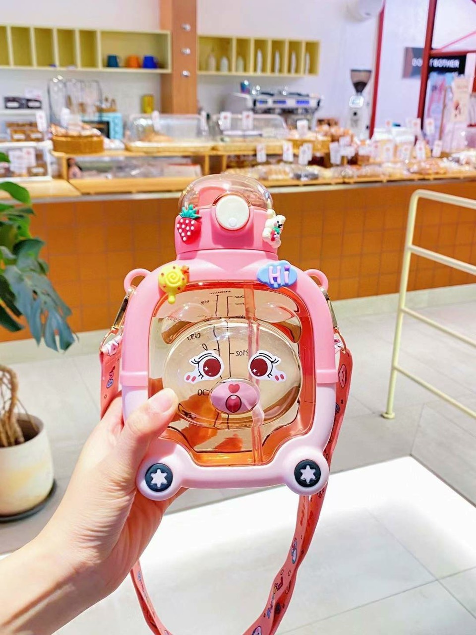 Bình Nước Hình Gấu 1000ml Cute Bear Cup Siêu Xinh