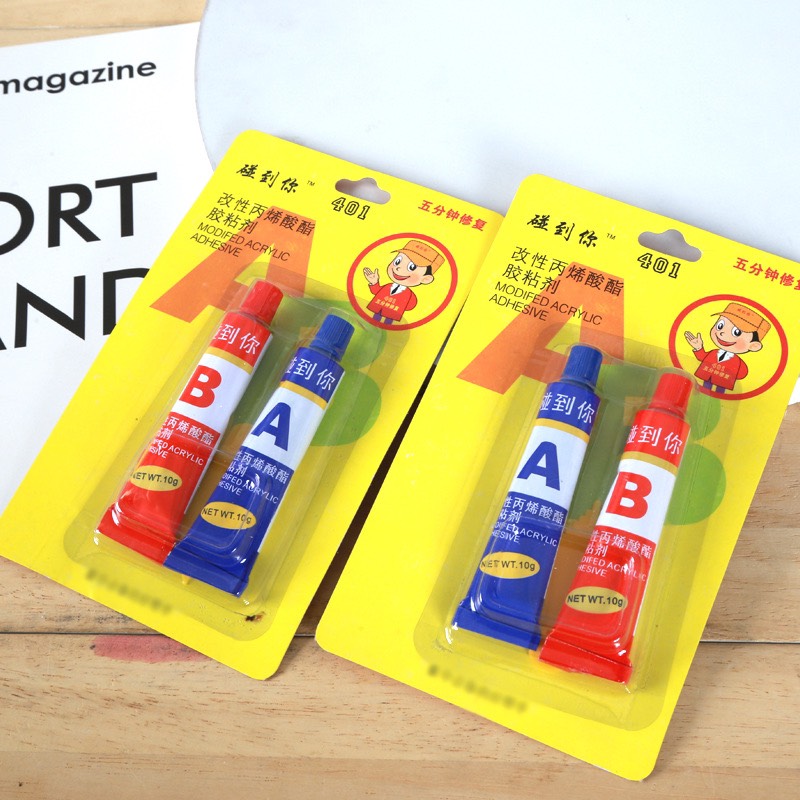 Vỉ 2 Tuýp Keo AB - Keo 2 thành phần, dán siêu chắc, đa năng