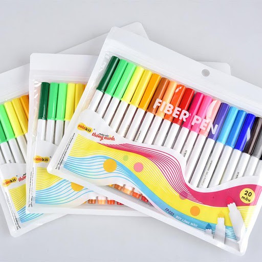 [MỚI 2023] BỘ BÚT LÔNG MÀU FIBER PEN COLOKIT 20 RETRO / 36 MÀU, CRAYOLA SUPERTIPS 10/20/50/100 MÀU