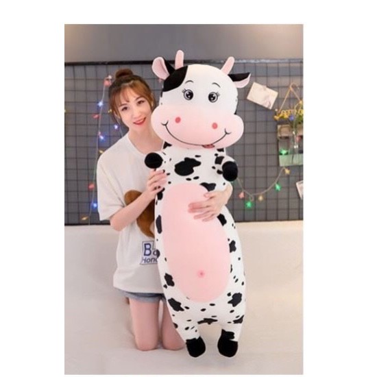 Gối ôm bò sữa trắng cao cấp Ghome
