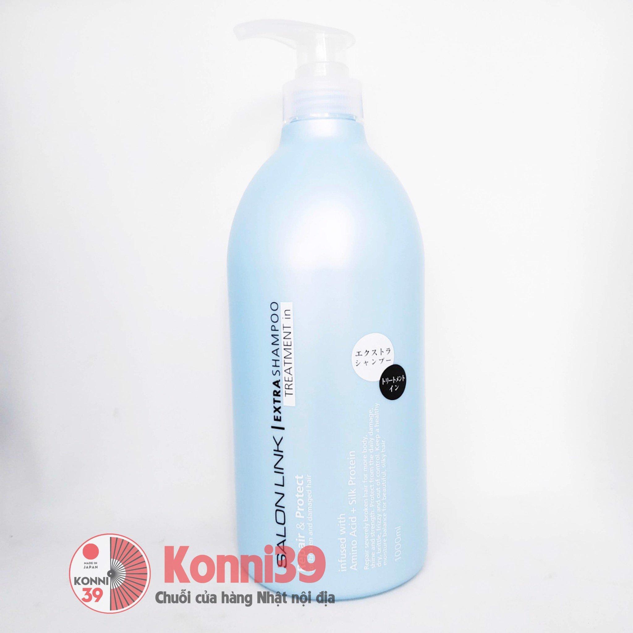 DẦU GỘI SIÊU DƯỠNG SALON LINK EXTRA NỘI ĐỊA NHẬT ( CHAI MÀU XANH - 1000ML ), dầu gội chuyên dùng dưỡng tóc của các Salon, giúp tóc bóng khỏe,mềm mại. giá rẻ