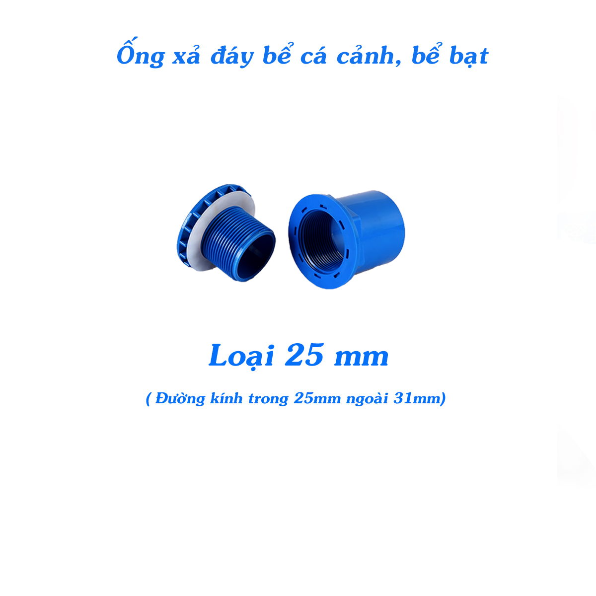 Xả đáy bể cá cảnh, hồ bạt nuôi cá ốc ếch cua
