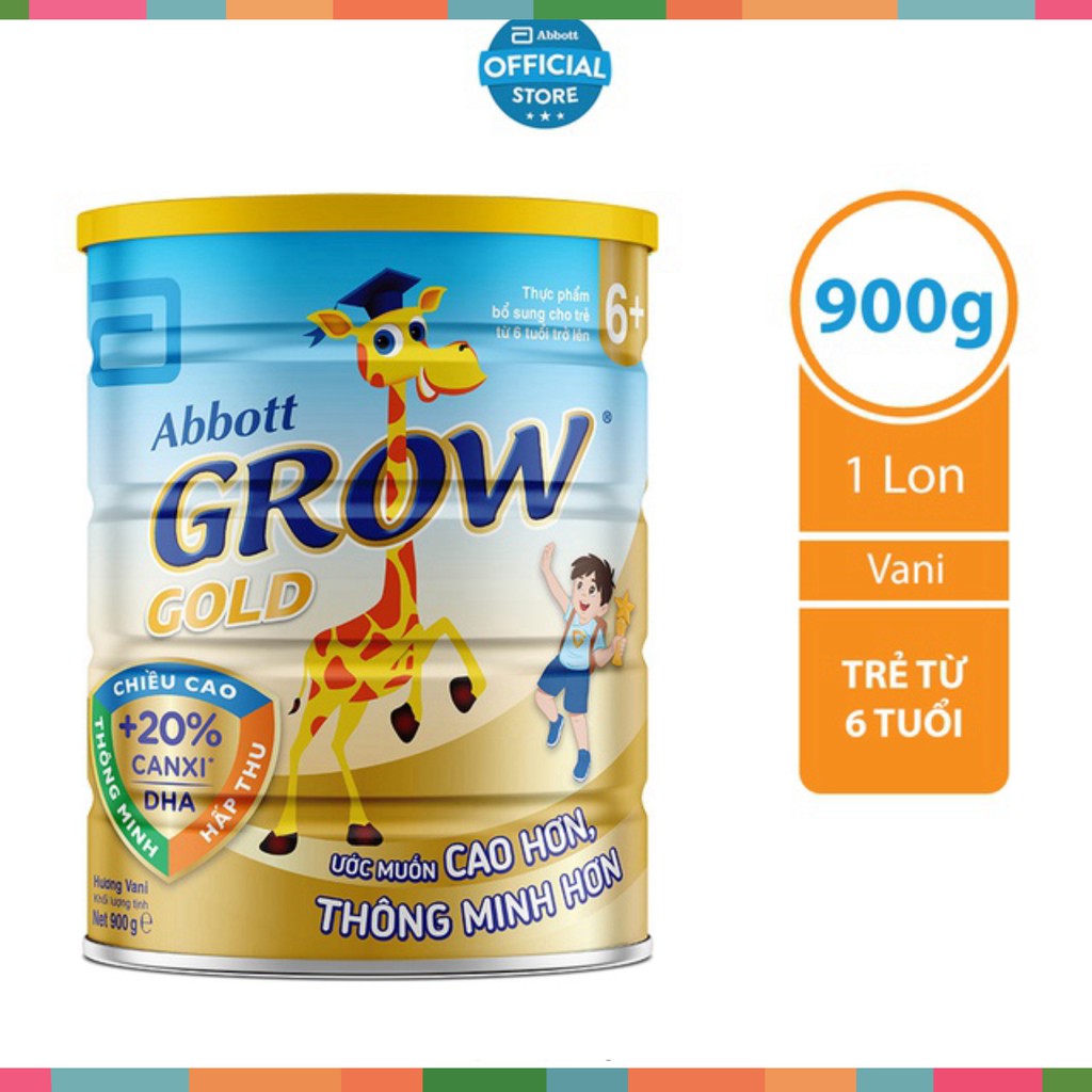 Sữa bột Abbott Grow Gold 6+ 850g