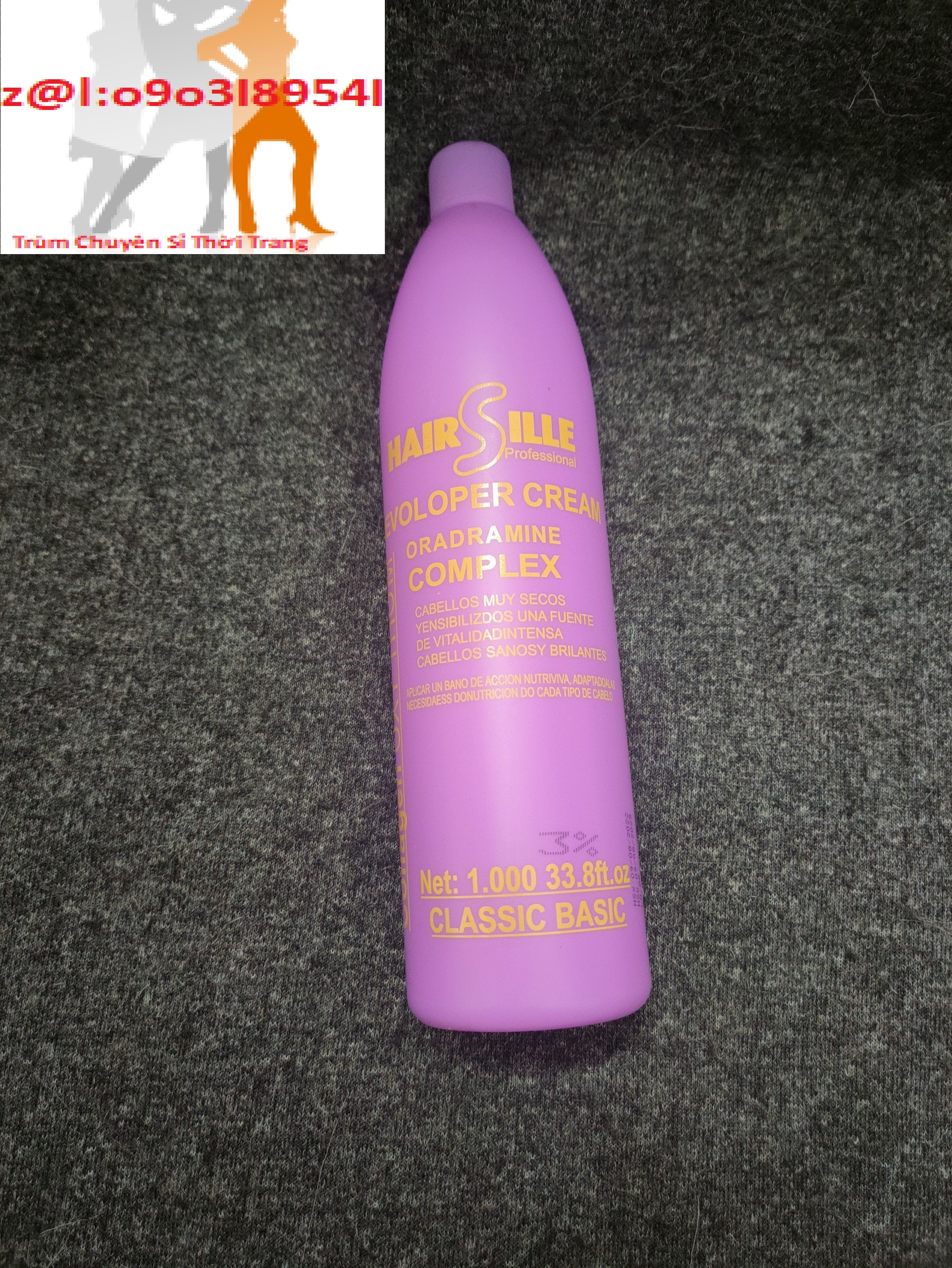 Oxy trợ nhuộm thơm Hair Sille