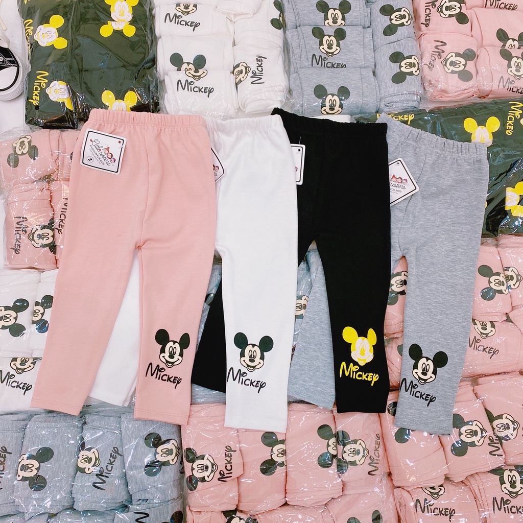 Combo 3 quần legging bé gái siêu đẹp