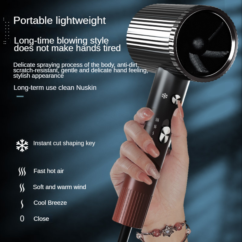 POCKETOP Máy sấy tóc ion âm 2 chiều nóng lạnh mini cao cấp