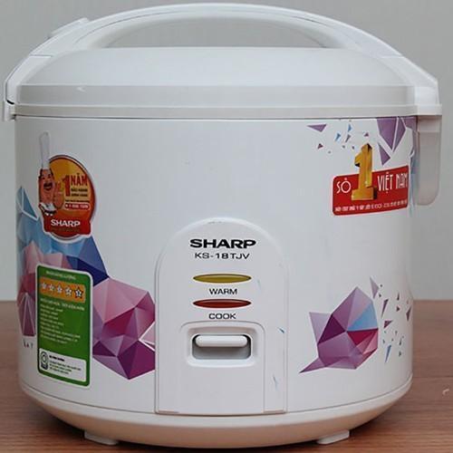 Nồi cơm điện Sharp 1.8 lít KS-18TJV ( Hàng trưng bày )