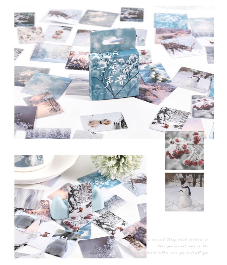 Bộ 46 Sticker Băng Tuyết Tuyệt Đẹo E111